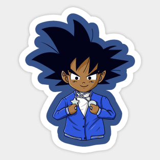 goku hypebeast Sticker